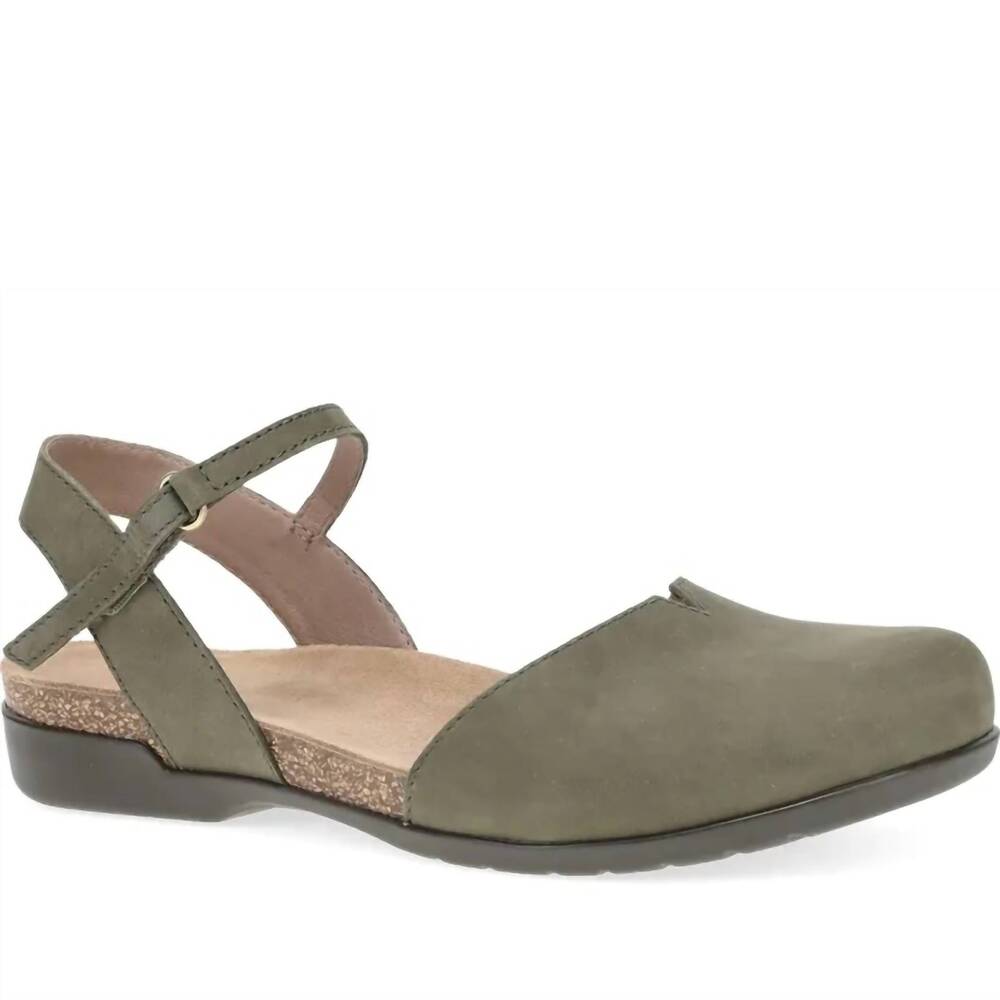 NEW DANSKO women's rowan closed toe sandal in ivy - Picture 1 of 2